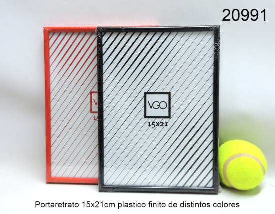 Imagen de PORTARETRATO PLASTICO FINITO 15X21 1.25